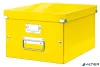 Doboz, A4 méret, LEITZ "Click&Store", sárga