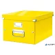 Doboz, A4 méret, LEITZ "Click&Store", sárga