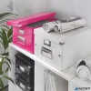 Doboz, A4 méret, LEITZ "Click&Store", rózsaszín
