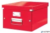 Doboz, A4 méret, LEITZ "Click&Store", piros