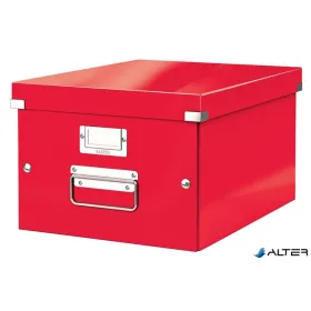 Doboz, A4 méret, LEITZ "Click&Store", piros
