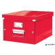 Doboz, A4 méret, LEITZ "Click&Store", piros