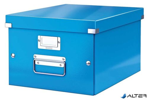 Doboz, A4 méret, LEITZ "Click&Store", kék