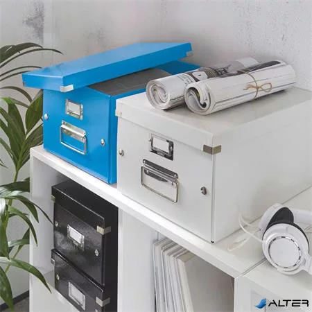 Doboz, A4 méret, LEITZ "Click&Store", kék