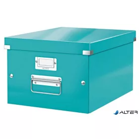 Doboz, A4 méret, LEITZ "Click&Store", jégkék