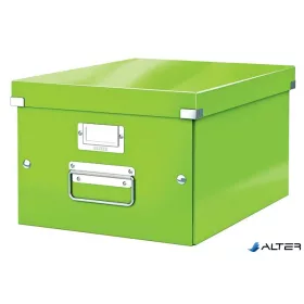 Doboz, A4 méret, LEITZ "Click&Store", zöld