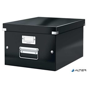 Doboz, A4 méret, LEITZ "Click&Store", fekete