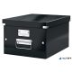 Doboz, A4 méret, LEITZ "Click&Store", fekete