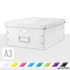 Doboz, A3 méret, LEITZ "Click&Store", fehér