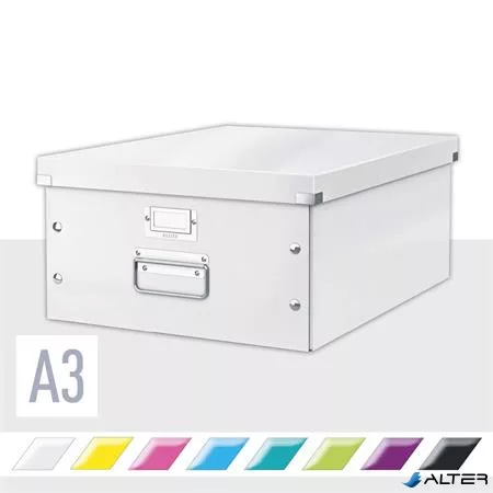 Doboz, A3 méret, LEITZ "Click&Store", fehér