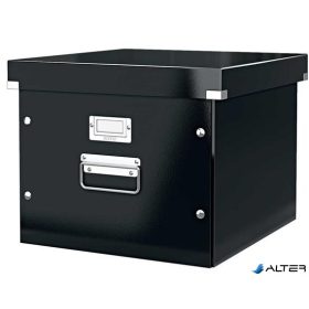   Irattároló doboz, függőmappának, LEITZ "Click&Store", fekete