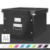 Irattároló doboz, függőmappának, LEITZ 'Click&Store', fekete