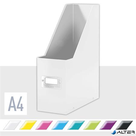 Iratpapucs, PP/karton, 95 mm, LEITZ "Click&Store", fehér