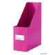 Iratpapucs, PP/karton, 95 mm, LEITZ "Click&Store", rózsaszín