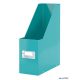 Iratpapucs, PP/karton, 95 mm, LEITZ "Click&Store", jégkék