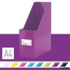 Iratpapucs, PP/karton, 95 mm, LEITZ "Click&Store", lila