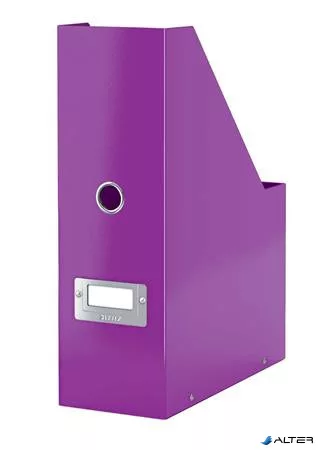 Iratpapucs, PP/karton, 95 mm, LEITZ "Click&Store", lila