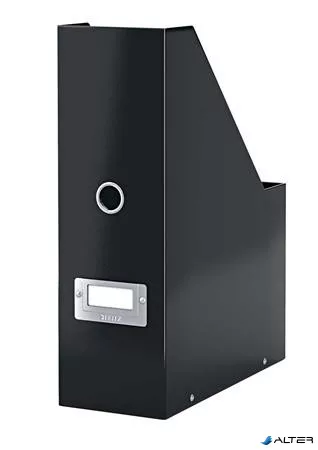 Iratpapucs, PP/karton, 95 mm, LEITZ "Click&Store", fekete
