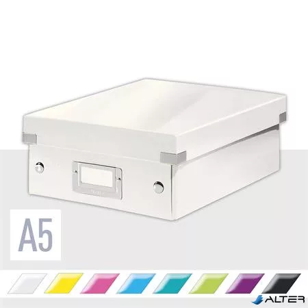 Doboz, rendszerező, S méret, LEITZ "Click&Store", fehér