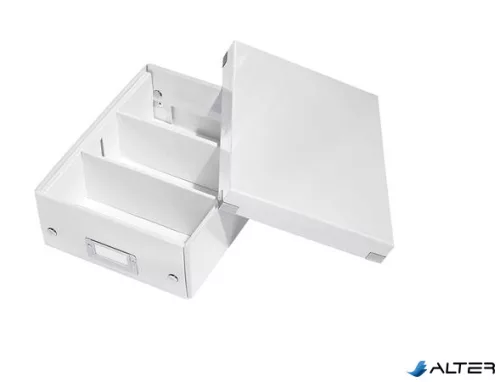 Doboz, rendszerező, S méret, LEITZ "Click&Store", fehér