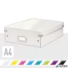 Doboz, rendszerező, M méret, LEITZ "Click&Store", fehér
