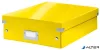 Doboz, rendszerező, M méret, LEITZ "Click&Store", sárga