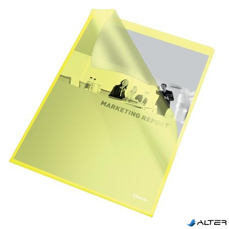 Genotherm, "L", A4, 105 mikron, narancsos felület, ESSELTE "Standard", sárga