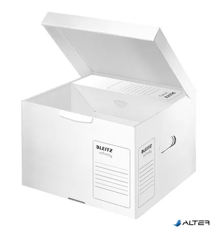 Archiválókonténer, M méret, LEITZ "Infinity", fehér