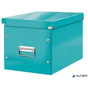 Doboz, L méret, LEITZ "Click&Store", jégkék