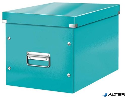 Doboz, L méret, LEITZ "Click&Store", jégkék
