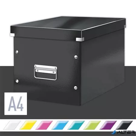Doboz, L méret, LEITZ "Click&Store", fekete