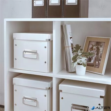 Doboz, M méret, LEITZ "Click&Store", fehér