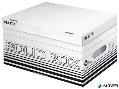 Archiválódoboz, S méret, LEITZ "Solid", fehér