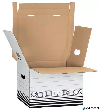 Archiválódoboz, M méret, LEITZ "Solid", fehér