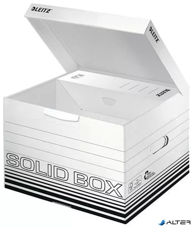 Archiválódoboz, M méret, LEITZ "Solid", fehér