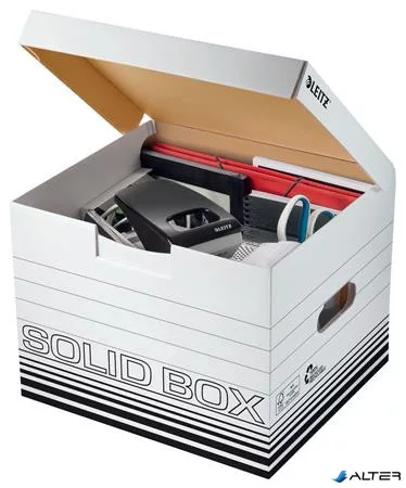 Archiválódoboz, M méret, LEITZ "Solid", fehér