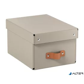 Tárolódoboz, S méret, LEITZ "Puro", homokbézs