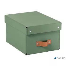  Tárolódoboz, S méret, LEITZ "Puro", zsályazöld