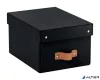 Tárolódoboz, S méret, LEITZ "Puro", fekete