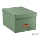 Tárolódoboz, M méret, LEITZ "Puro", zsályazöld