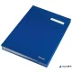 Aláírókönyv, A4, 20 részes, karton, ESSELTE, kék