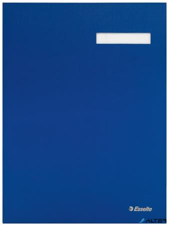 Aláírókönyv, A4, 20 részes, karton, ESSELTE, kék