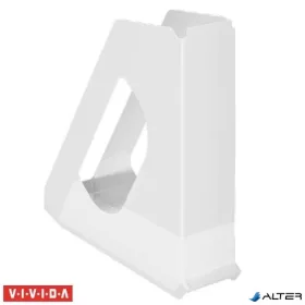   Iratpapucs, műanyag, 68 mm, ESSELTE "Europost", Vivida fehér