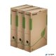 Archiválódoboz, A4, 80 mm, újrahasznosított karton, ESSELTE "Eco", barna