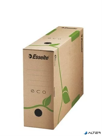Archiválódoboz, A4, 100 mm, karton, ESSELTE "Eco", barna
