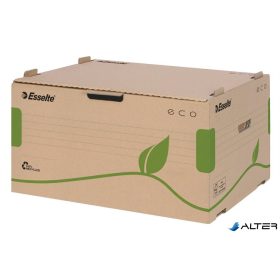   Archiválókonténer, újrahasznosított karton, előre nyíló, ESSELTE "Eco", barna