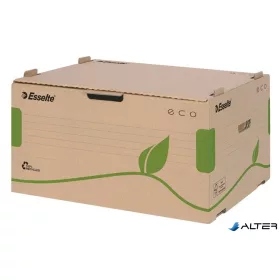   Archiválókonténer, előre nyíló, karton, ESSELTE "Eco", barna