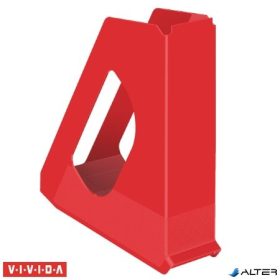   Iratpapucs, műanyag, 68 mm, ESSELTE "Europost", Vivida piros