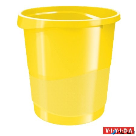 Papírkosár, 14 liter, ESSELTE 'Europost', Vivida sárga