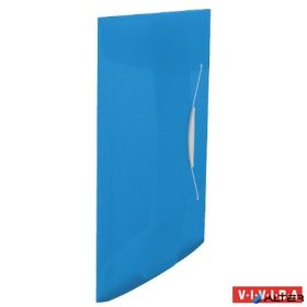 Gumis mappa, 15 mm, PP, A4, ESSELTE "Vivida", kék